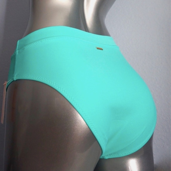 Victoria Secret Seafoam Glow High Leg Midrise High Waist Cheeky Bikini Bottom XS - Picture 4 of 4